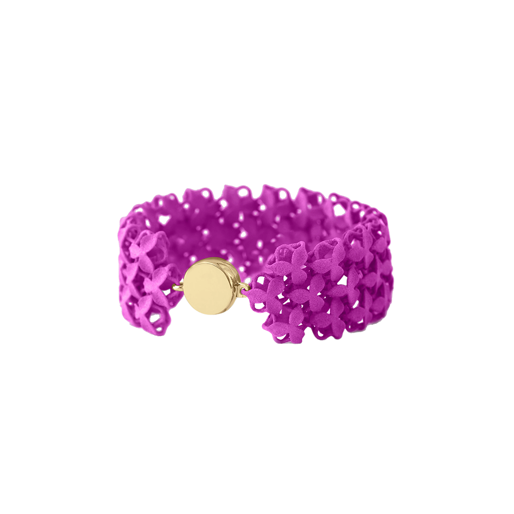 Boltenstern Fabnora by Boltenstern FABNORA Blossom Armband Berry Purple