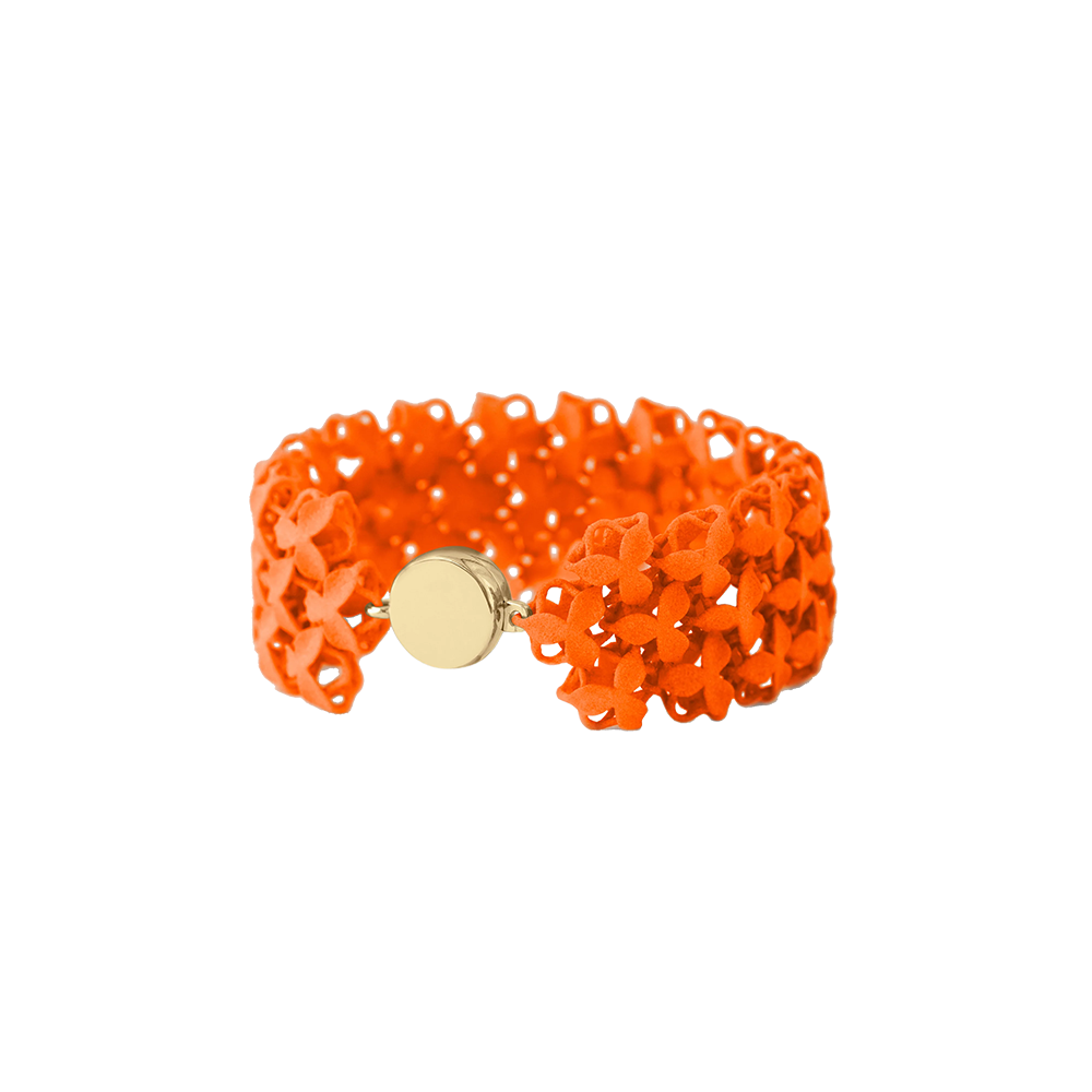 Boltenstern Fabnora by Boltenstern FABNORA Blossom Armband Vibrant Orange