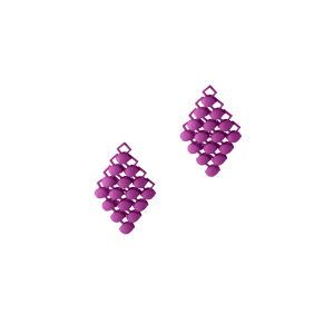 Boltenstern Fabnora by Boltenstern FABNORA Essence Ohrring-Anhänger Small Berry Purple Mini