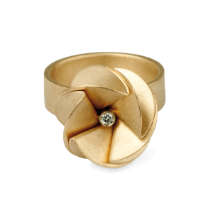 Barbara Jewellery April Ring mit Brillant groß