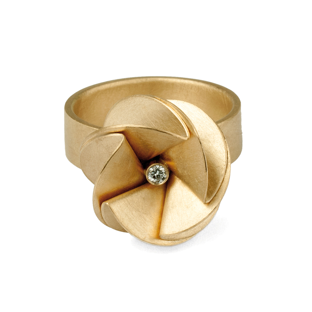 Barbara Jewellery April Ring mit Brillant groß