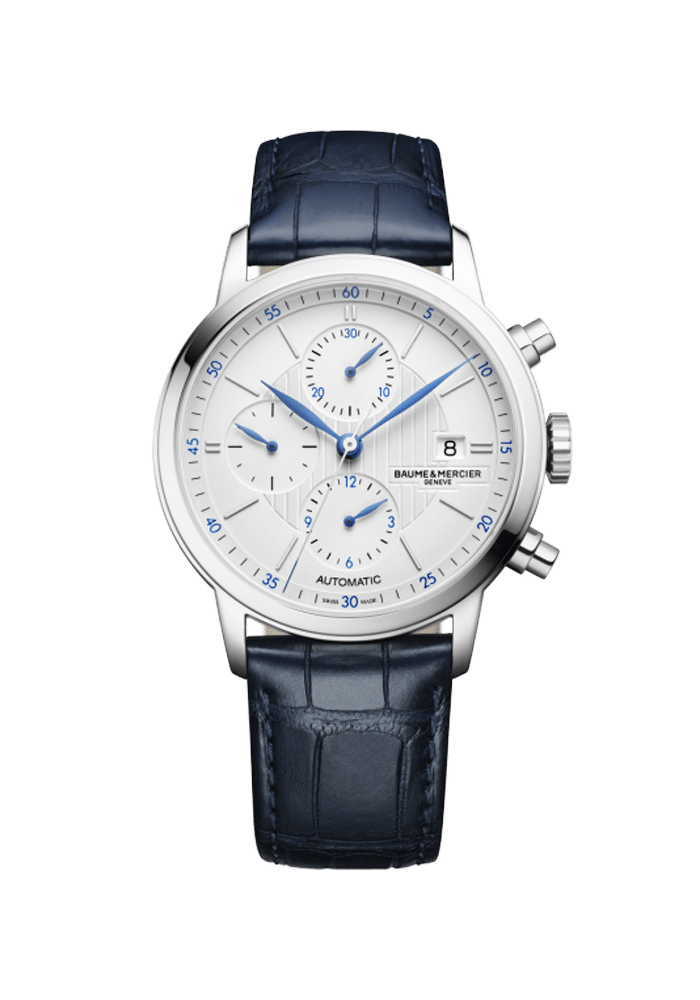 Baume & Mercier Classima 10330 Herren Chronograph M0A10330 Edelstahl