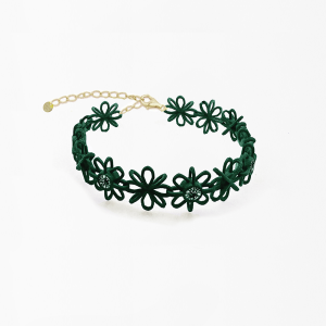 FABNORA Fabnora Lace Armband vergoldet Pine Green / Indian Sapphire FL6BL-1RGI