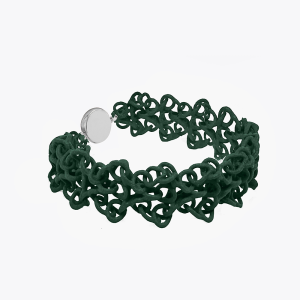 FABNORA Fabnora Rondo Armband 925 Silber Pine Green FR1B8-1RPN