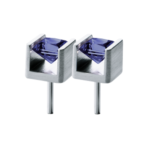 Humphrey Farbedelsteinohrstecker Cube FO4x4-io