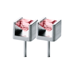 Humphrey Farbedelsteinohrstecker Cube FO4x4-rtu