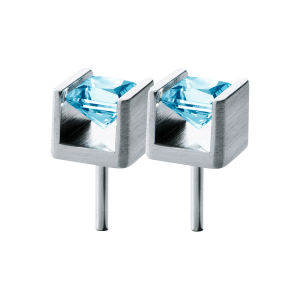 Humphrey Farbedelsteinohrstecker Cube FO4x4-top