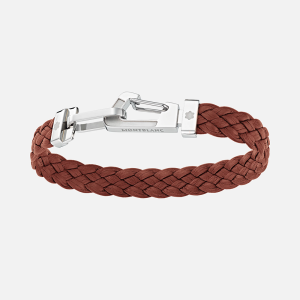 Montblanc Wrap Me Armband aus Leder in Braun MB12656463 bei Juwelier Heller in Klagenfurt