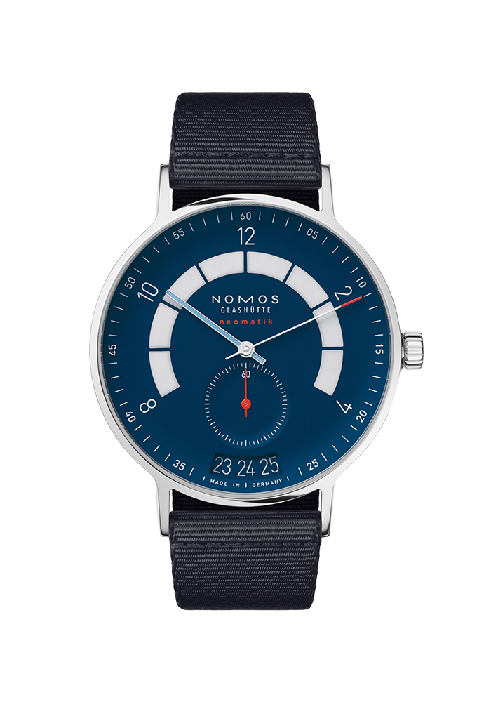 NOMOS Glashütte Autobahn neomatik 41 Datum nachtblau 1302