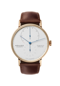 Nomos Glashütte Lambda 39 mit gebläuten Zeigern 953