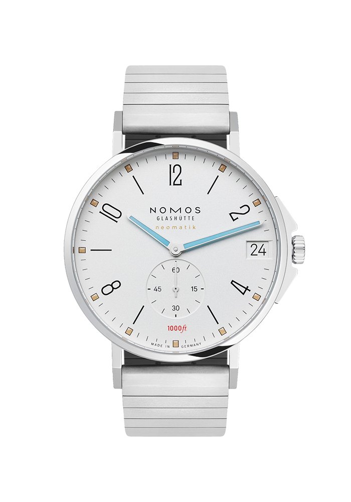 NOMOS Glashütte Tangente Sport neomatik 42 Datum weiß 580