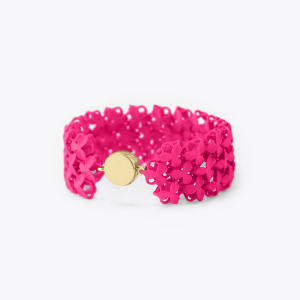 FABNORA Fabnora Blossom Armband vergoldet Hot Pink FB6B8-02PI