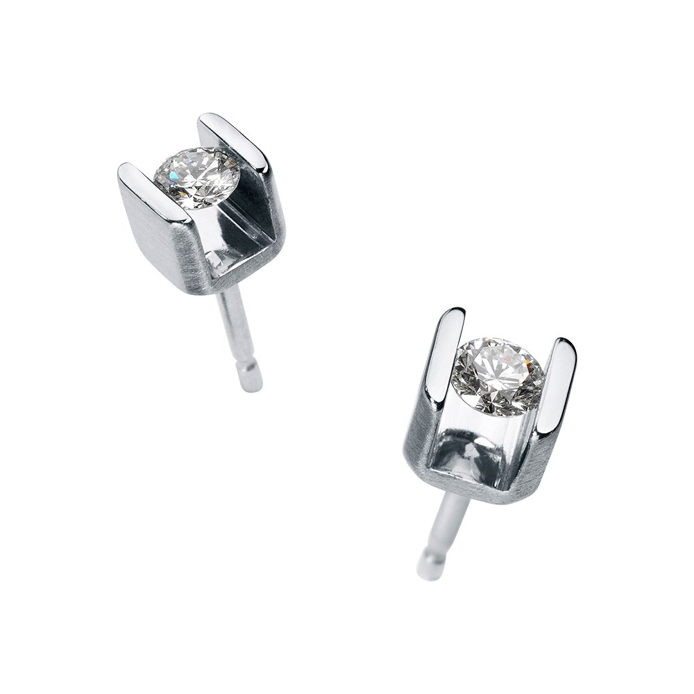 Humphrey Diamantohrstecker Cube DOCU-2xBt10