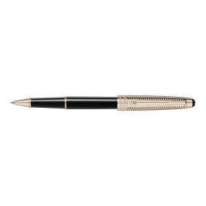 Montblanc Meisterstück Doué Geometry Champagne Gold-Coated Classique Rollerball 118093 bei Juwelier Heller in Klagenfurt