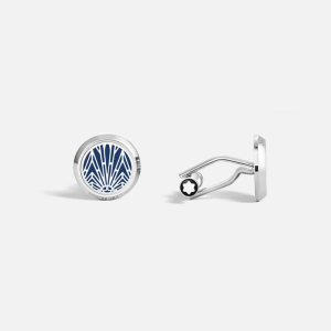 Montblanc Meisterstück The Origin Collection Manschettenknöpfe blau MB132978 bei Juwelier Heller in Klagenfurt