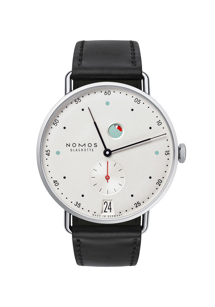 Nomos Glashütte Metro Datum Gangreserve 1101